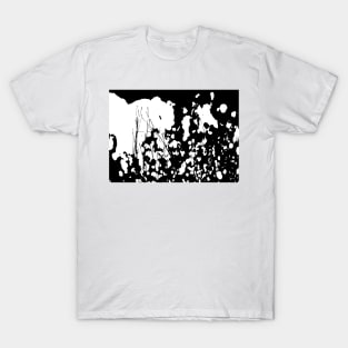 Abstract Black and White Rorschach T-Shirt